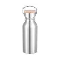 Botella De Agua Para Bicicleta De Acero Inoxidable Deportiva Y De Fitness Botella Metálica Aislada Monolitica Para Deporte - details 2
