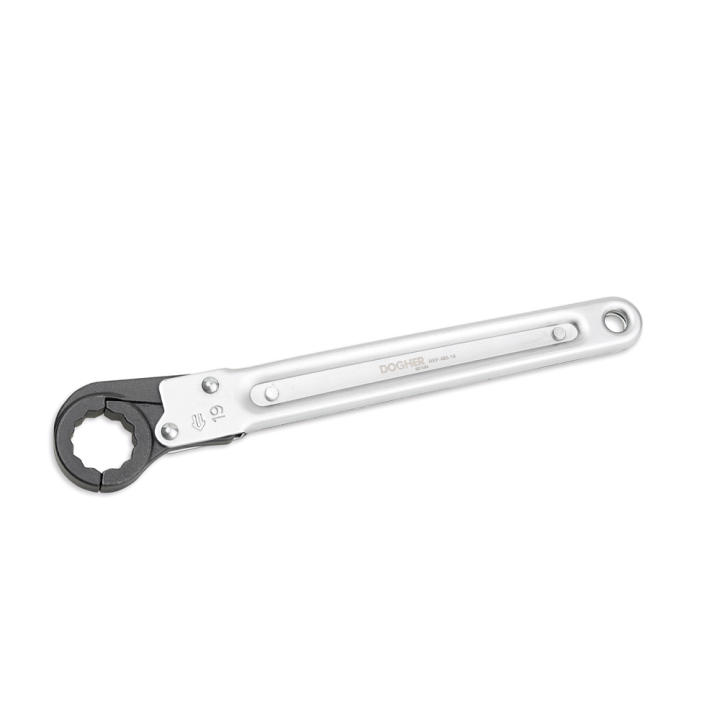 Llave De Carraca Extensible Y Reversible 1/4 Con 72 Dientes - Dogher 510-003, Ideal Para Mecánicos Y Bricolaje