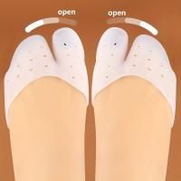 Pads De Silicona Para Dedos Cubiertas De Dedo Para El Borde Del Pie Y Ballet Punta Protector De Confort Para Los Pies Recargables Y Lavables - details 0