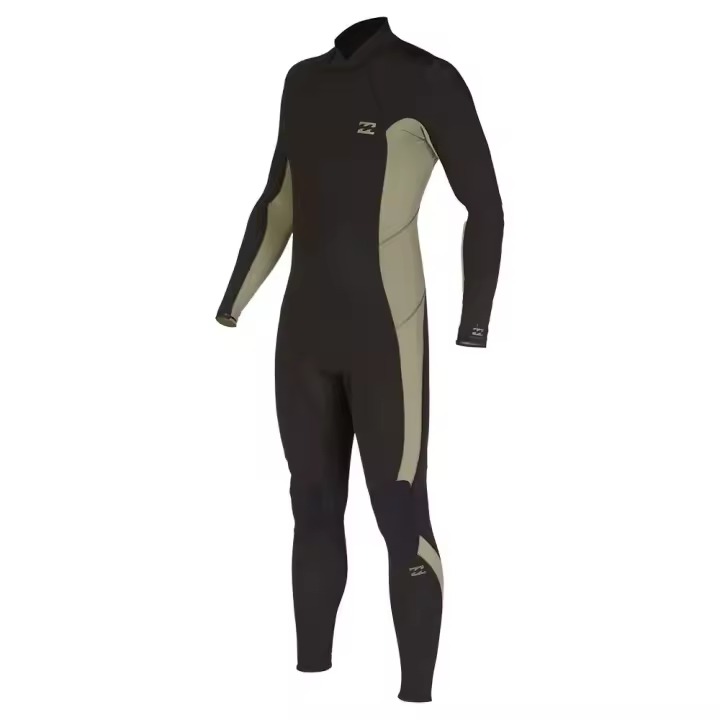 Billabong Traje De Neopreno De Manga Larga Con Cremallera Trasera 4/3 Mm Absolute - 1