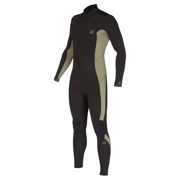 Billabong Traje De Neopreno De Manga Larga Con Cremallera Trasera 4/3 Mm Absolute - 1