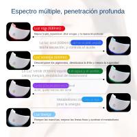 Máscara Facial LED De 7 Colores Con Terapia De Luz Roja Para Rejuvenecimiento Piel Tensión Anti-Edad Belleza Bio-Luz Blanqueamiento Hogar - details 17