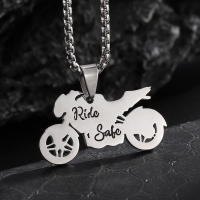 Collar De Moda De Acero Inoxidable Para Motocicleta Colgante Unisex Joyería De Rock Y Hip Hop Para Fiestas Y Viajes - details 0