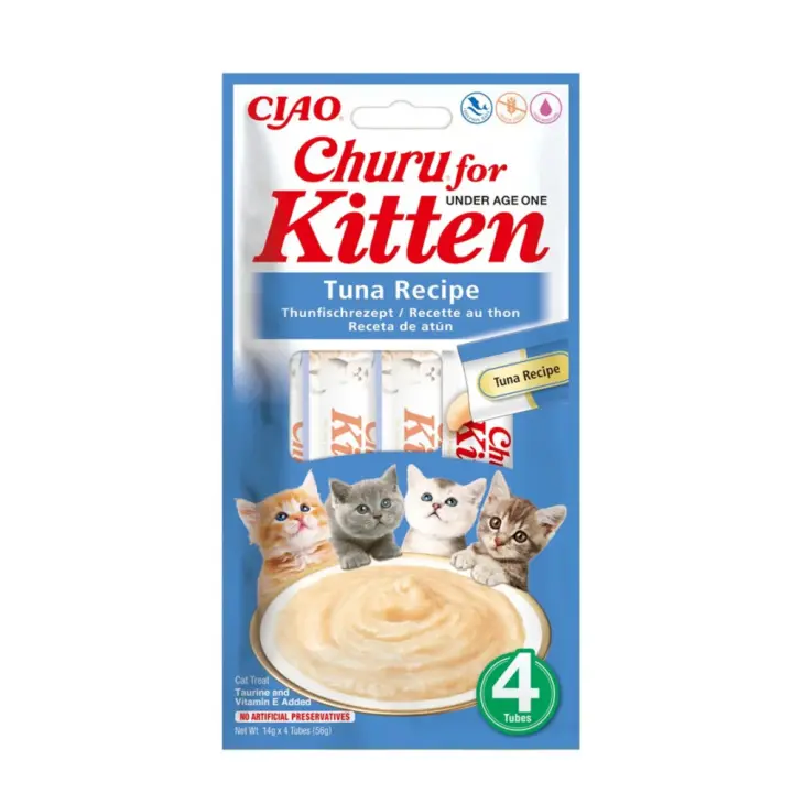 Churu For Kitten Receta De Atún 4 X 14Gr - 1
