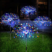 Luz De Fuego Solar Con Dandelion 90/120/150/200 LED Para Jardín Paisaje Jardín Navidad Decoración DIY Luz De Humo Moderna IP65 - details 15