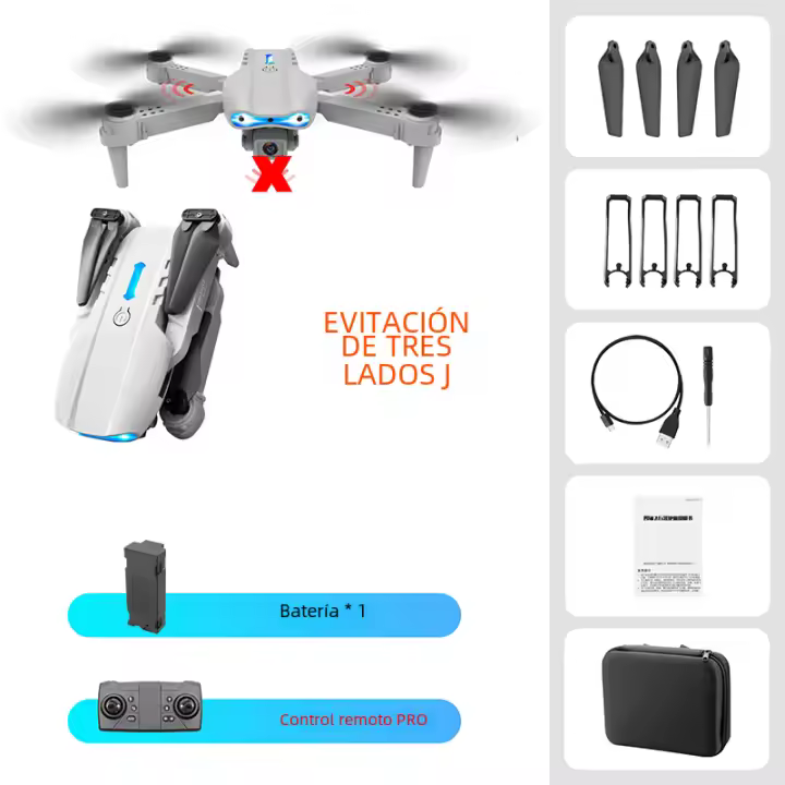 Dron Mini RC plegable de Alta definición 4K HD Cámara Doble Modo de Alta Tenencia Fotografía Aérea - 1
