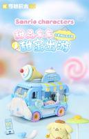 Figura De Anime Sanrio Hello Kitty Bloque De Construcción Artesanal Juguete De Rompecabezas Para Niños Adorno Decorativo Muñeca De Dibujos Animados Modelo De Coche De Comida - details 9