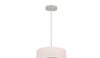 FABRILAMP - Colgante Doble 1l. Beis/marron Cilind REGX35X35 - details 2