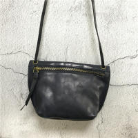 Bolso Bandolera Mujer MJ De Cuero Genuino Pequeño Bolsos Cruzados Retro Para Niñas Bolsa De Mano Suave Con Bolsillo Para Teléfono Móvil - details 20