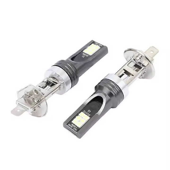 2X Kit de Conversión de Bombillas de Los Faros H1 LED 100W 14000LM 6500K Lámpara de Alta LUZ DE Cruce- - 1