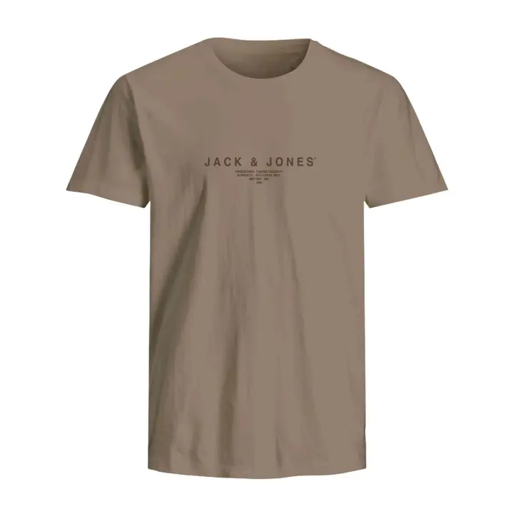 Camiseta de Manga Corta Jack&Jones Harris para hombre en color marron - 1
