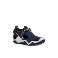 Sandalias planas niño GEOX J1530A C4074 SANDALIA DEPORTIVA NAVY-ORANGE FLUOR 31202 24V - details 0