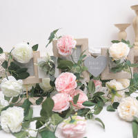 Guirnalda De Flores Artificiales Para Decoración De Habitaciones Jardines Bodas Showers De Bebés Arco Floristería - details 2