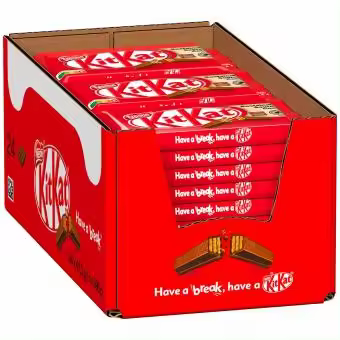 Nestlé Kitkat Original - Chocolate con Leche y Barquillo (24 Unidades) - 1