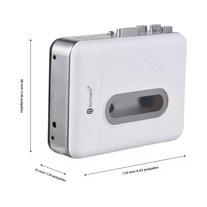 TONIVENT Convertidor De Cinta Al MP3 Jugador De Tarjeta USB Grabadora De Cinta Al MP3 Jugador De Cinta Reproductor De Cinta - 1