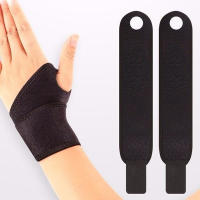 1PC Wrist Wrap De Entrenamiento CrossFit Padded Thumb Brace Strap Soporte De Mano Para Levantamiento De Pesas En Gimnasio Material De Poliéster Para Adultos - details 5