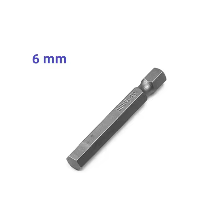 Broca De Destornillador Magnética De 50mm Hexagonal Acero De Aleación Tira De 1/4" Broca Para Impacto Y Taladro Herramientas Manuales - 1