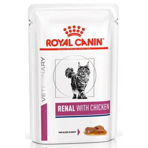 Royal Canin Gato Renal Pollo Salsa Sobres 12 Ud X 85 Gr - 1