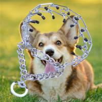 Collar De Entrenamiento Para Perros Con Punzón Y Tiras De Goma Cómodas Cuerda De Acero Inoxidable Ajustable Desmontable Para Todas Las Etapas De La Vida Del Perro - details 8