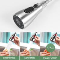 Grifo de Cocina con Ducha Extraíble de Acero Inoxidable Resistente - details 1