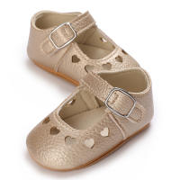 Zapatos Para Bebé Recién Nacidos Niñas Clásicos Corazón De Goma Antideslizante PU Vestido Primera Caminadora Zapatos De Cuna - details 73