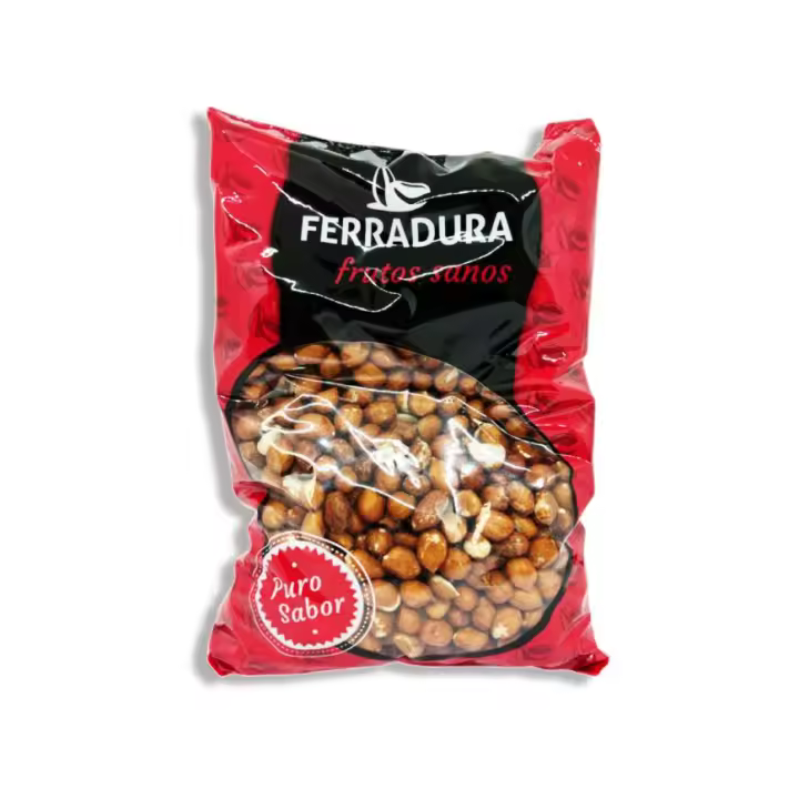 Ferradura cacahuete crudo con piel bolsa de 1 kilo - 1