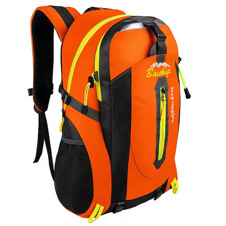 Ociodual Mochila Senderismo 30L Naranja Ligera Impermeable Mochila Viaje Supervivencia Plegable Mochila Mujer Camping Mochila Hombre Trekking Montaña Mochilas Marcha Nórdica Deporte - 1