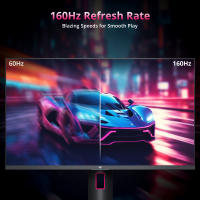 KTC Monitor 4K UHD(3840x2160) 144Hz, Monitor de 27 pulgadas Fast IPS Pane 160Hz 1ms GTG, HDR400 132% sRGB, HDMI2.1/DP1.4, G-Sync, AMD FreeSync Premium, Montaje VESA, Soporte de Altura/Inclinación/Giro/Pivote, H27P22S - details 3