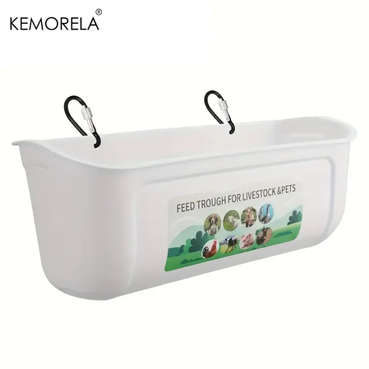 KEMORELA Alimentos Y Agua Para Pollos Gran Capacidad Con Clip Para Pato Y Pollo 4.5 Cuartos Suministros Para Ganado - 1