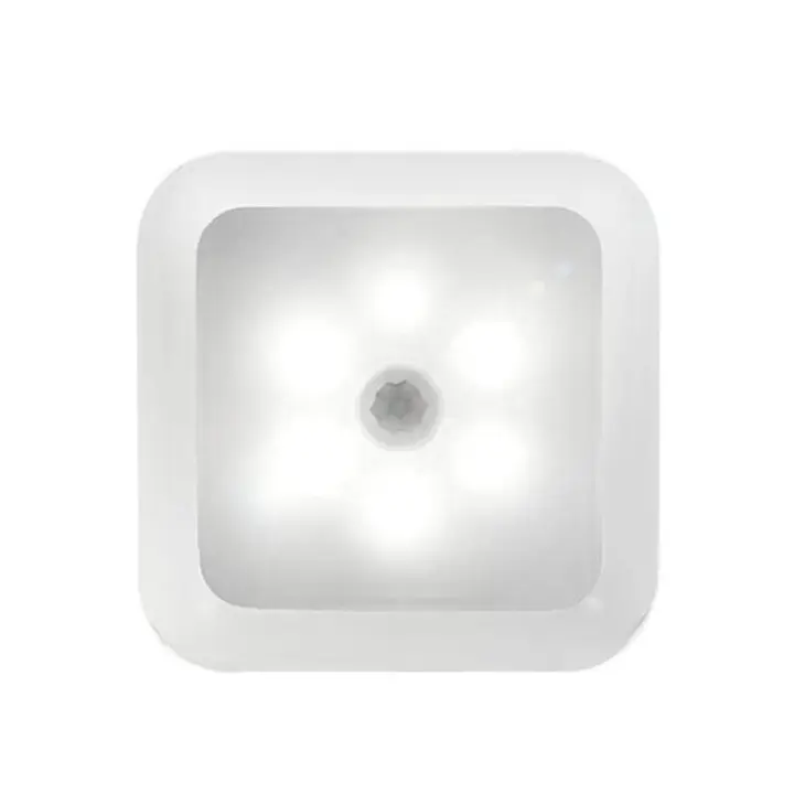 Luz LED inteligente con sensor de movimiento, alimentada por batería, ideal para dormitorio, pasillo, baño - 1