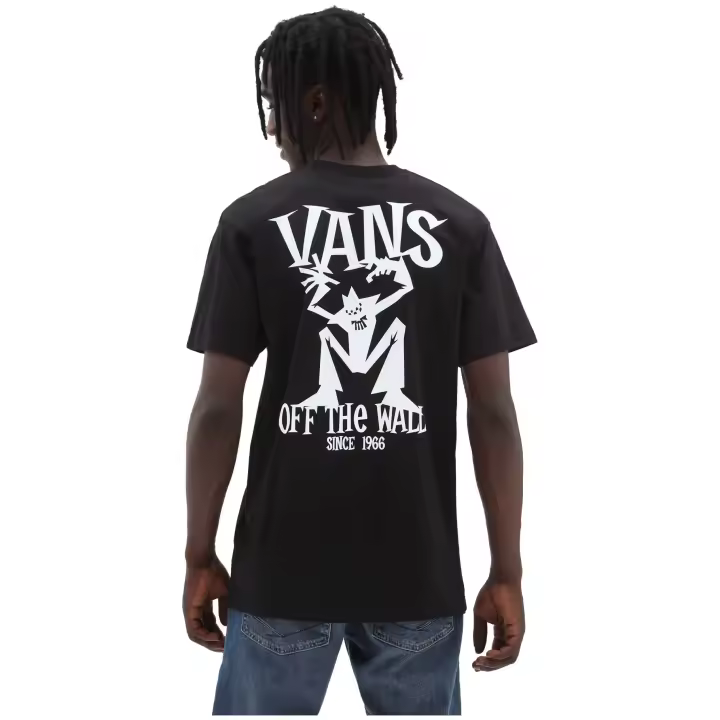 Camiseta de Manga Corta Vans Sketchy Friend para hombre en color negro - 1