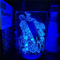 Lámpara LED 3D De Acrílico Berserk Guts Ilusión Anime Luz Nocturna Colorida USB Para Decoración De Habitación Infantil Regalos De Manga - details 9