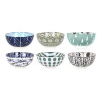 STARLEY-SET 6 BOL JAPONÉS 15,5X7,7 MIDORI SURTIDO 6 COLORES - details 1