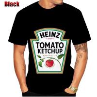 Camiseta De Tomate Heinz Moda Verano Para Hombres Y Mujeres Estilo Casual Hip-Hop Cuello Redondo Manga Corta Top Transversal - details 10