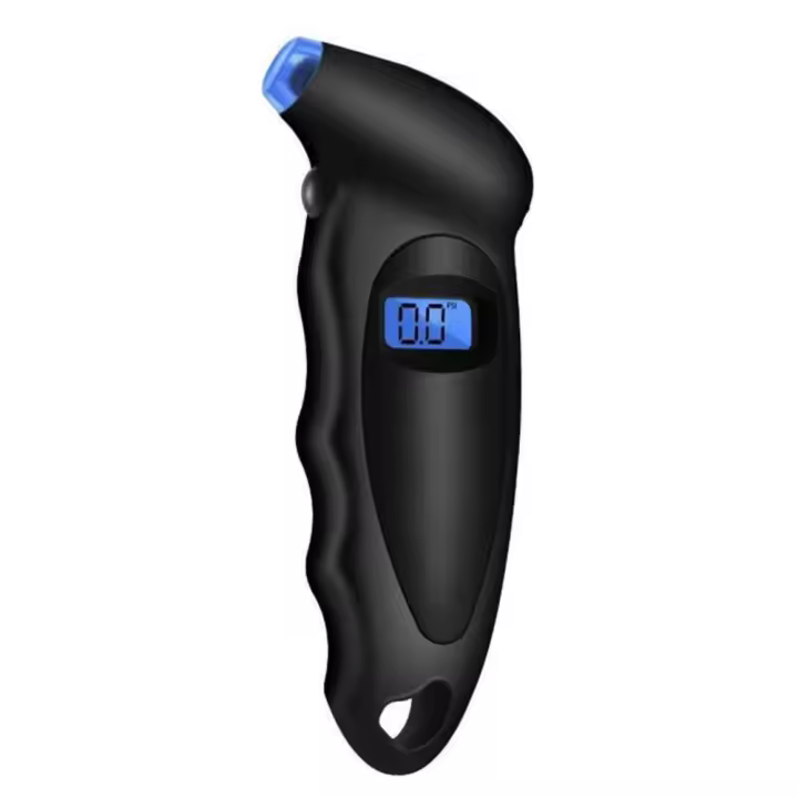 Nueva Medidora De Presión De Neumáticos Digital Con Iluminación Retroiluminada Alta Precisión Para Coche Medidor De Presión De Aire De Ruedas LCD Negro Rojo Verde Azul Plateado Oro Gris Oscuro - 1