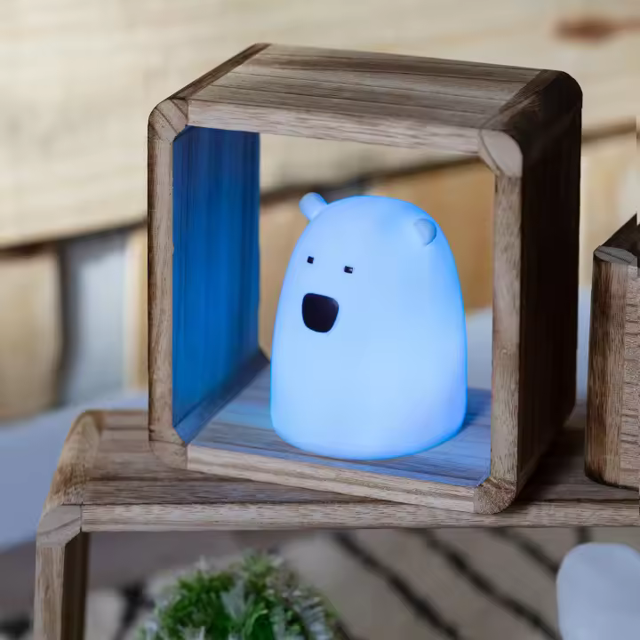 Ledkia Luz Quitamiedos LED Infantil Oso RGB a Pilas  RGB - 1