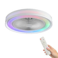 Ventilador de Techo LED 36W Regulable Colours con Luz CCT + RGBIC Motor DC 19.5W Silencioso Control Remoto Diseño Moderno - iotostark-M Mimotech - details 0