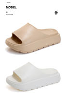 Nuevos Sandalias De Verano Para Mujer 2024 Zapatillas De Playa Cuadradas Con Plataforma Y Tacón Bajo Material Superior EVA Suela Gruesa Zapatos Casuales Para Parejas - details 18