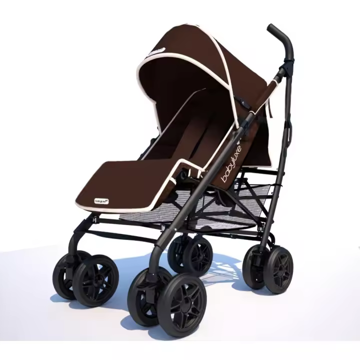 SILLA DE PASEO BABYLUXE EN CHOCOLATE LONA   NO CONTIENE REPOSABRAZOS - 1