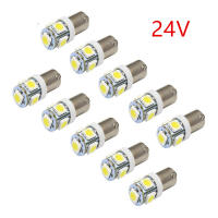 10Pcs Luces LED BA9S 5050 5 Para Coche 24V Luz De Lectura Interior Tablero De Instrumentos Faros De Dome Núcleo 1815 1895 - details 1