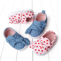 Zapatos De Bebé Para Primavera Y Verano Suaves Con Suela De Algodón Para Niñas Zapatos De Pre-walk Slip-on Color Rosa/Azul - details 12