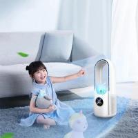 Ventilador Portátil Sin Hojas USB Sarmocare Para Refrigeración De Aire Mínimo Para Escritorio Con Ventilación Natural Sin Rotación - details 1