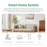 Sensor De Temperatura Y Humedad WIFI Compatible Con Alexa Smart Speaker Detector Externo Para Hogar Inteligente Tuya - details 5