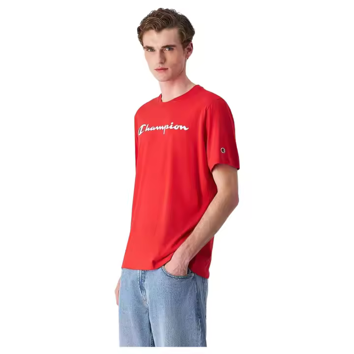 Camiseta de Manga Corta Champion  para hombre en color rojo - 1