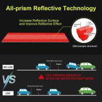 Etiqueta Reflector Para Coche 90cm Cinta De Seguridad Anticollisión Para Maletero Advertencia Nocturna Venta Individual - details 5