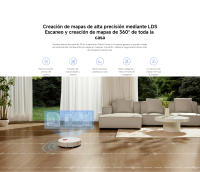 Official | Xiaomi Robot Vacuum H40, Aspirado y Fregado Antienredos con Recogida de Polvo de Gran Capacidad, Potente Ventilador de Succión de 10 000 Pa, Tecnología Antienredos Multidimensional, Batería de 5200 mAh, Bolsa para el Polvo de 4 L - details 9