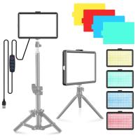 Panel De Iluminación LED Para Fotografía 8 Pulgadas 3000-6000K Luz De Rellenar Para Streaming En Vivo YouTube RGB - details 0
