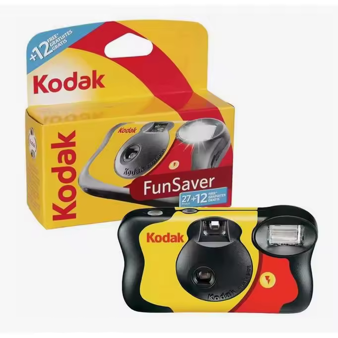 Cámara Desechable Kodak Analógica FUN SAVER 27+12 Fotos - 1