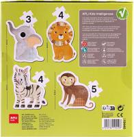 PUZZLE PROGRESIVO SAVANA APLI KIDS 16 PIEZAS / 4 PUZZLES PROGRESIVOS CON PIEZAS GRANDES, APTO PARA NIÑOS A PARTIR DE 2 AÑOS - details 1