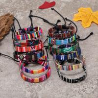 Juego De 12 Pulseras Éticas De Colores Para Mujeres Y Hombres Bohemia Tejidas En Lona Moda Verano Joyería Unisex Geométrica - details 11